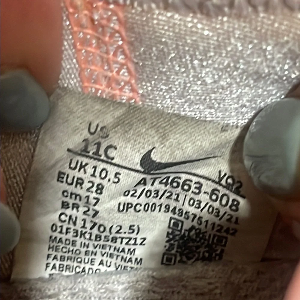 Nike Kids' Orange Slip-On Shoes - Picture 6 of 6